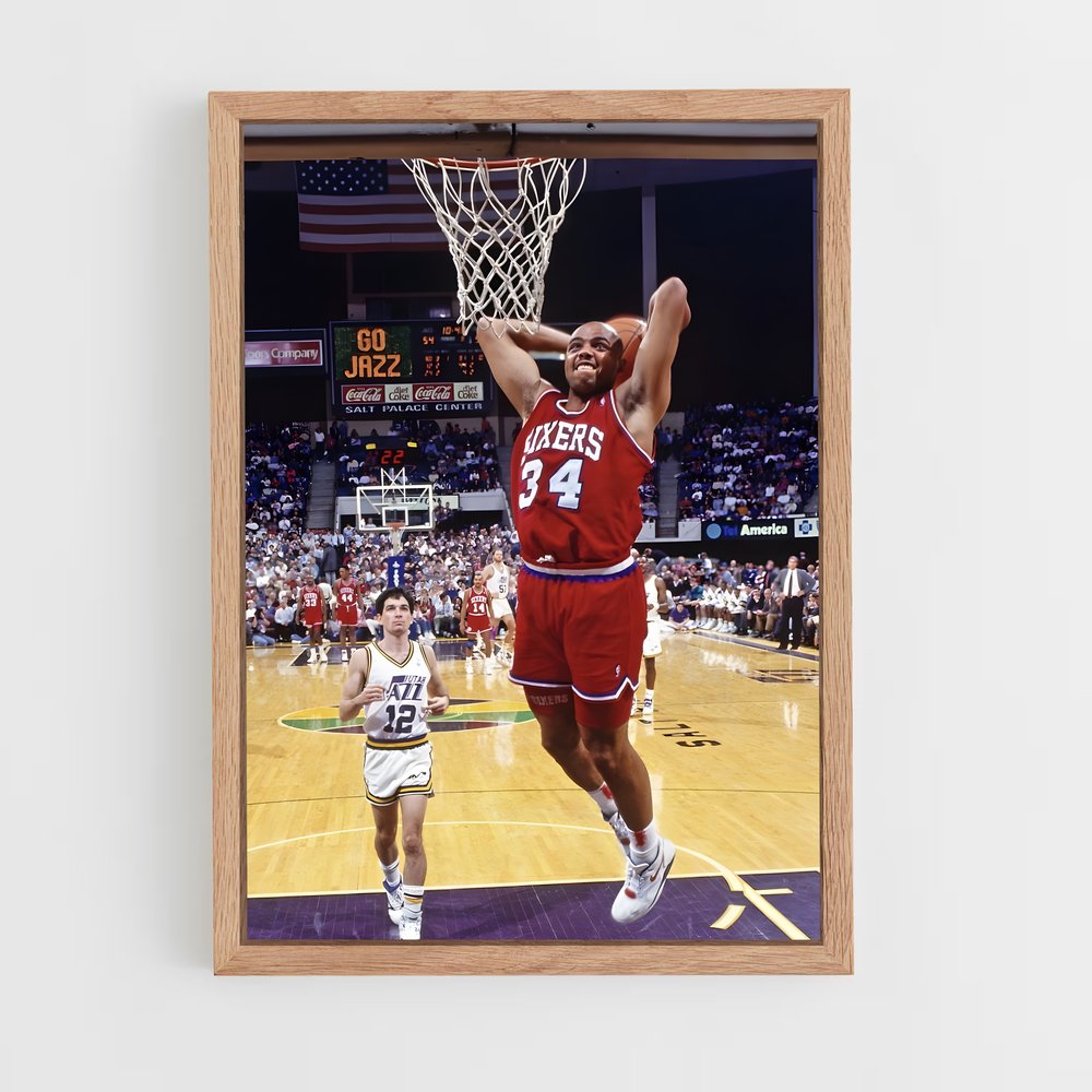 Poster Charles barkley arenas – affiche Basketball (vue 4)